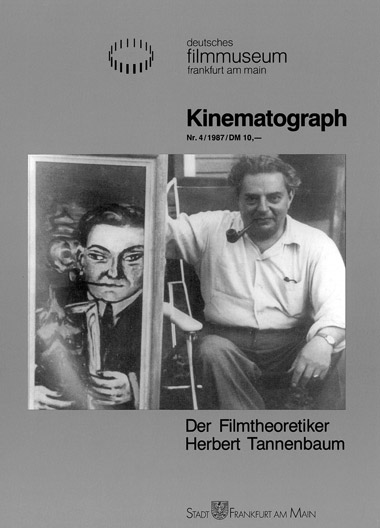 Book "Der Filmtheoretiker Herbert Tannenbaum"