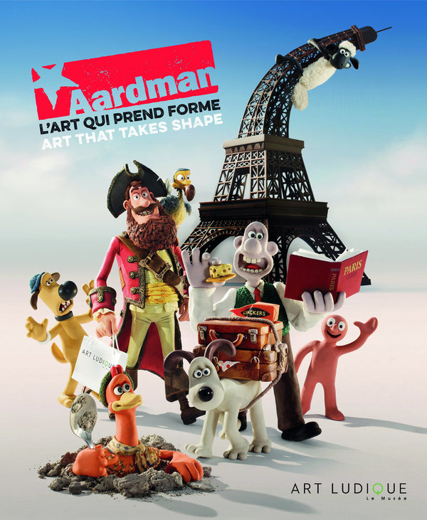 Catalogue "AARDMAN - ART THAT TAKES SHAPE" (ENGLISH/FRENCH)